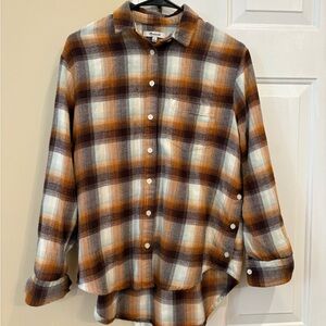 Madewell Plaid Flannel Shirt